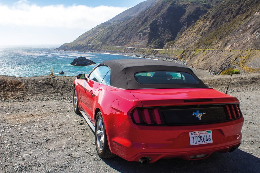 Leiebil San Francisco - Mustang cabriolet